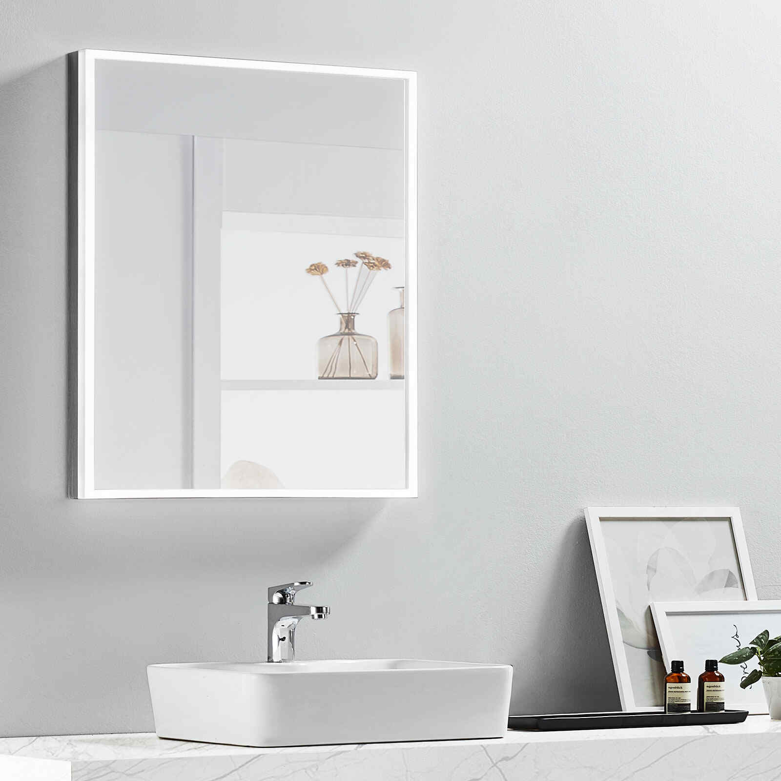 Modern Mirrors Astral Lighted Bathroom Vanity Mirror
