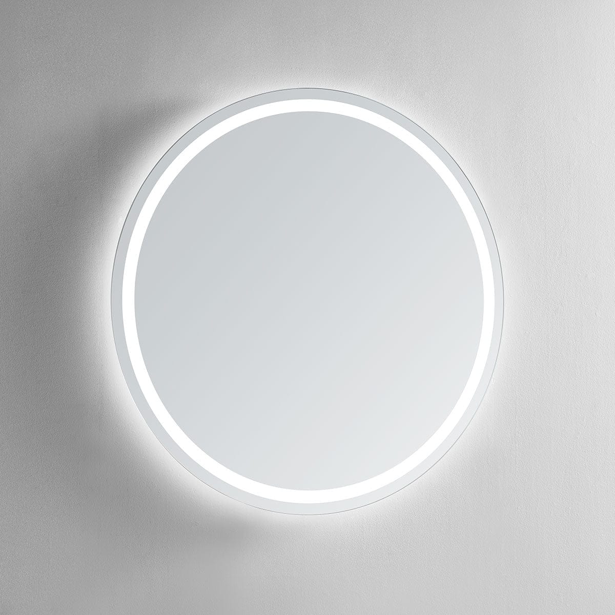 Modern Mirrors Corona Round Lighted Bathroom Vanity Mirror