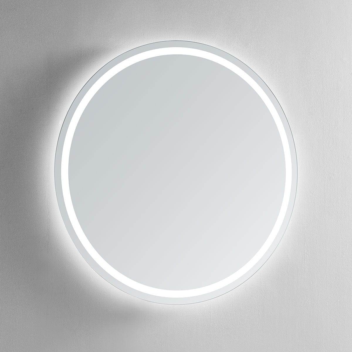 Modern Mirrors Corona Round Lighted Bathroom Vanity Mirror