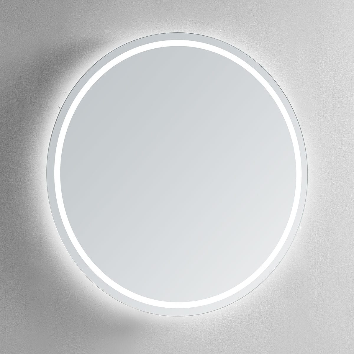 Modern Mirrors Corona Round Lighted Bathroom Vanity Mirror