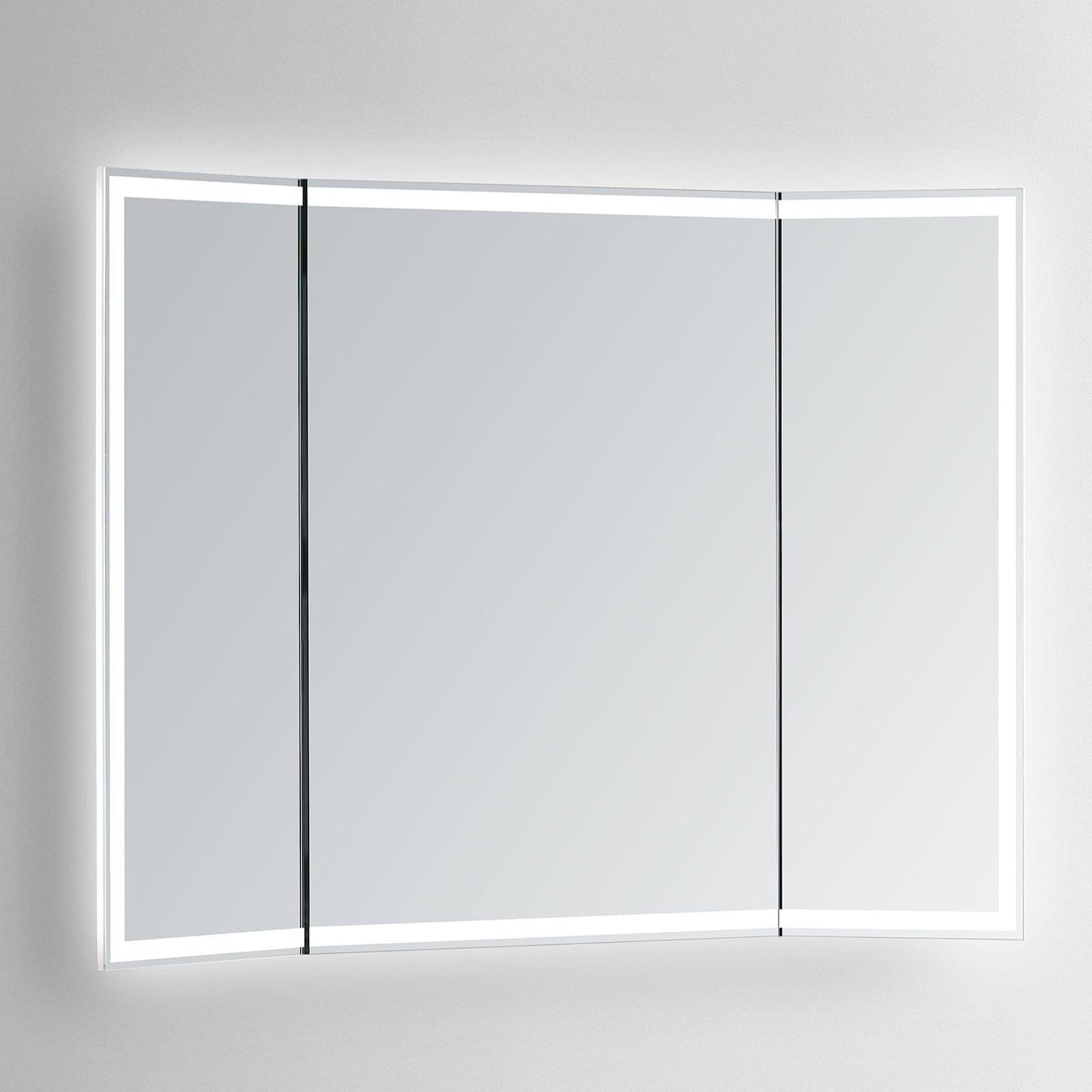 Modern Mirrors Stella Trifold Lighted Bathroom Vanity Mirror