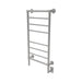 Model T-2040 8 Bar Hardwired Towel Warmer Brushed Nickel Corner View