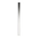 Modello I Square 40 Hardwired Single Bar Brushed Stainless Vertical Front View