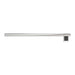 Modello I Round 40 Hardwired Single Bar Brushed Stainless Horizontal Front View