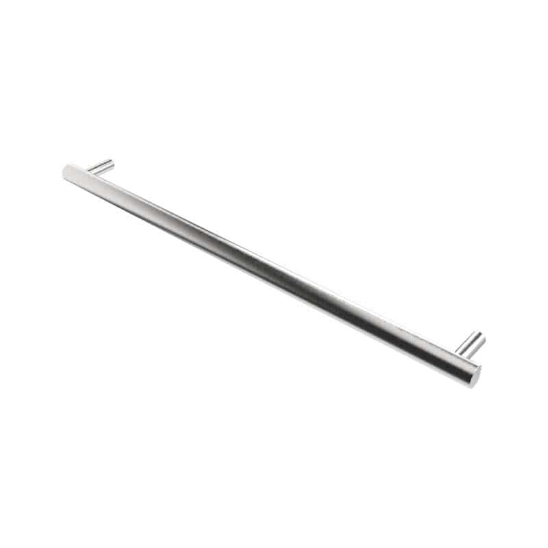 Modello I Round 40 Hardwired Single Bar Brushed Stainless Horizontal Side View