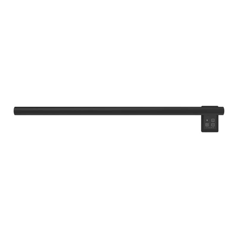 Modello I Round 40 Hardwired Single Bar Matte Black Horizontal Front View