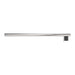 Modello I Round 40 Hardwired Single Bar Polished Stainless Horizontal Front View