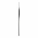 Modello I Round 40 Hardwired Single Bar Polished Stainless Vertical Front View