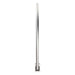 Modello I Round 40 Inch Hardwired Single Bar Brushed Stainless Vertical Front View