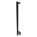 Modello I Round 40 Inch Hardwired Single Bar Matte Black Vertical Side View