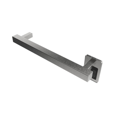Modello i Square 20 Inch Hardwired Single Bar Brushed Stainless Horizontal Side View