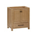 Modero 30 Single Vanity Brushed Oak Cabinet Only Open Drawer