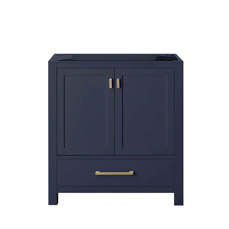 Modero 30 Single Vanity Navy Blue Cabinet Only