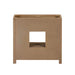 Modero 36 Single Vanity Brushed Oak Cabinet Only Back View