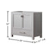 Modero 36 Single Vanity Chilled Gray Cabinet Only Dimension