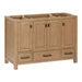 Modero 48 Single Vanity Brushed Oak Cabinet Only Corner View