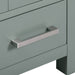 Modero 60 inch Single Vanity Smoke Green Cabinet Only Hardware Horizontal