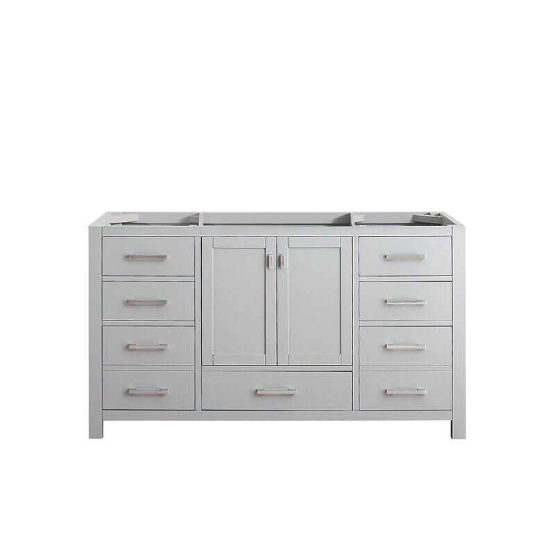 Modero 60 Single Vanity Chilled Gray Cabinet Only