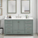 Modero 60 Single Vanity Smoke Green in Modero 60 Single Vanity Smoke Green Front View