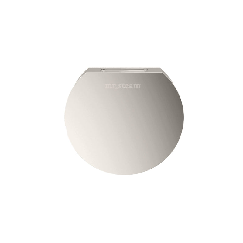 Mr Steam 3" Round Aroma Designer Steamhead with AromaTherapy Reservoir in Polished Nickel
