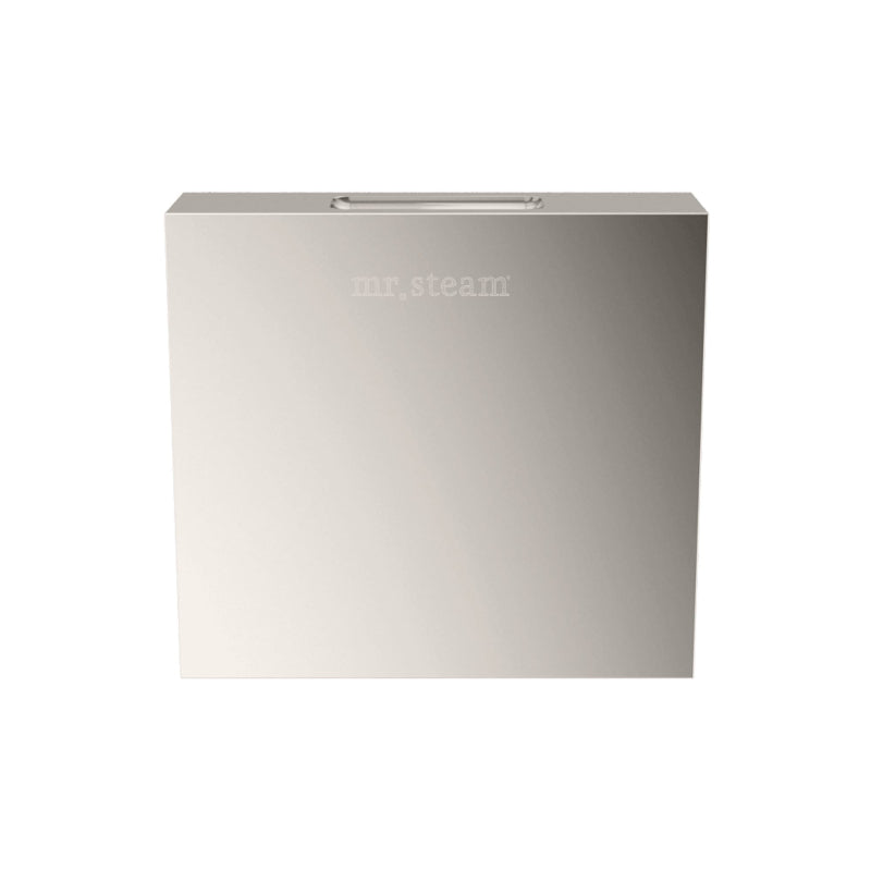 Mr Steam 3" Square Aroma Designer Steamhead with AromaTherapy Reservoir in Polished Nickel