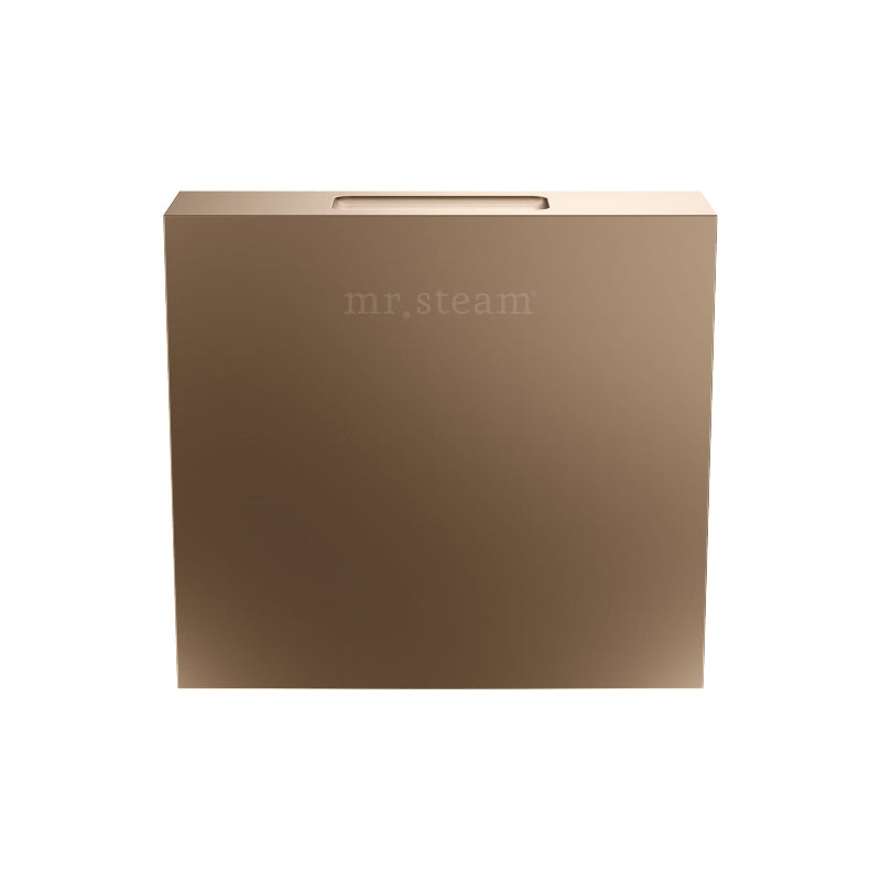 Mr Steam Aroma Designer Square Steamhead with AromaTherapy Reservoir in Nouveau Bronze