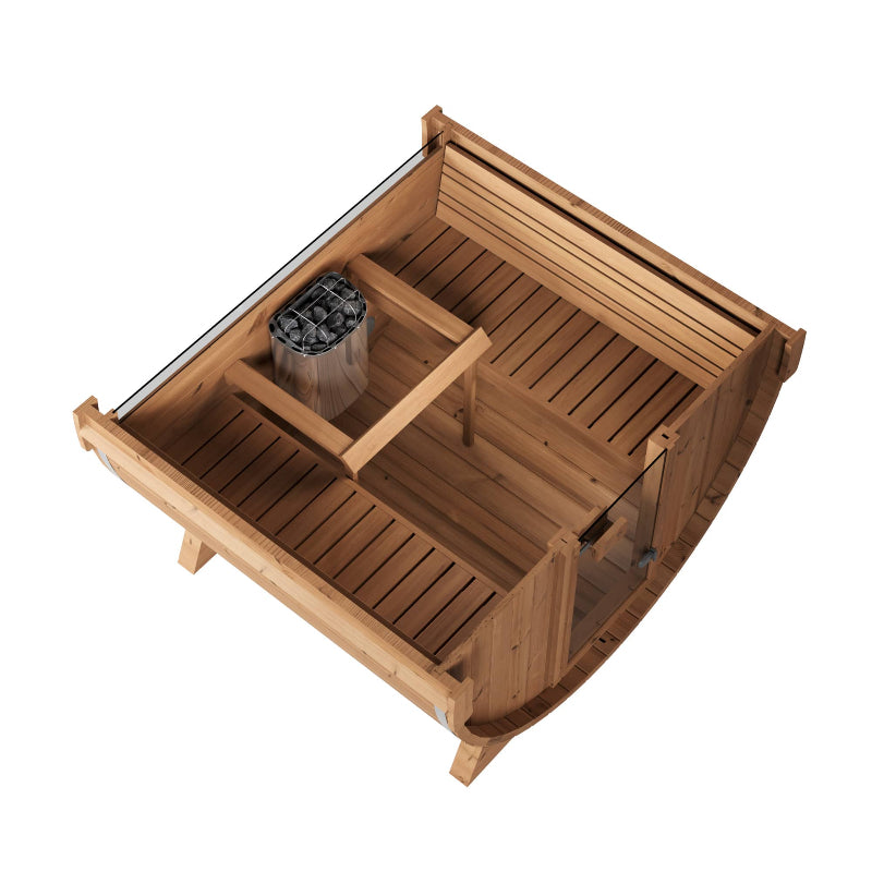 Mr Steam Barrel Haus Collection Outdoor Sauna Top View