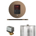 Mr Steam Basic Butler Steam Shower Control Package with Round iTempo Control and Linear Steamhead in Nouveau Bronze