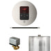 Mr Steam Basic Butler Steam Shower Control Package with Round iTempo Control and Linear Steamhead in Polished Nickel