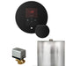 Mr Steam Basic Butler Steam Shower Control Package with Round iTempo Control and Steamhead in Matte Black
