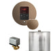 Mr Steam Basic Butler Steam Shower Control Package with Round iTempo Control and Steamhead in Nouveau Bronze