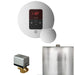 Mr Steam Basic Butler Steam Shower Control Package with Round iTempo Control and Steamhead in Polished Chrome