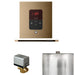 Mr Steam Basic Butler Steam Shower Control Package with Square iTempo Control and Linear Steamhead in Brushed Bronze