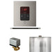 Mr Steam Basic Butler Steam Shower Control Package with Square iTempo Control and Linear Steamhead in Brushed Nickel