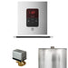 Mr Steam Basic Butler Steam Shower Control Package with Square iTempo Control and Linear Steamhead in Polished Chrome