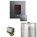 Mr Steam Basic Butler Steam Shower Control Package with Square iTempo Control and Steamhead in Brilliant Black