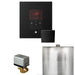 Mr Steam Basic Butler Steam Shower Control Package with Square iTempo Control and Steamhead in Matte Black