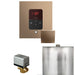 Mr Steam Basic Butler Steam Shower Control Package with Square iTempo Control and Steamhead in Nouveau Bronze