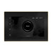 Mr Steam Black iSteamX Steam Shower Control with Polished Brass Aroma Steamhead