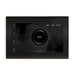 Mr Steam Black iSteamX Steam Shower Control with Polished Gold Aroma Steamhead