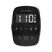 Mr Steam Black TempoFlex Steam Shower Control with Polished Chrome Aroma Steamhead