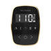 Mr Steam Black TempoFlex Steam Shower Control with Satin Brass Aroma Steamhead