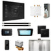 Mr Steam Bliss Max Steam Shower Control Package with iSteamX Control and Linear Steamhead in Black Brushed Nickel