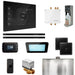 Mr Steam Bliss Max Steam Shower Control Package with iSteamX Control and Linear Steamhead in Black Matte Black