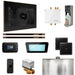 Mr Steam Bliss Max Steam Shower Control Package with iSteamX Control and Linear Steamhead in Black Nouveau Bronze