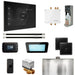 Mr Steam Bliss Max Steam Shower Control Package with iSteamX Control and Linear Steamhead in Black Polished Nickel