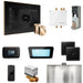 Mr Steam Bliss Max Steam Shower Control Package with iSteamX Control and Steamhead in Black Polished Gold