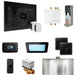 Mr Steam Bliss Max Steam Shower Control Package with iSteamX Control and Steamhead in Black White Finish