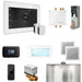 Mr Steam Bliss Max Steam Shower Control Package with iSteamX Control and Steamhead in White Finish