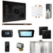 Mr Steam Bliss Steam Shower Control Package with iSteamX Control and Linear Steamhead in Black Nouveau Bronze